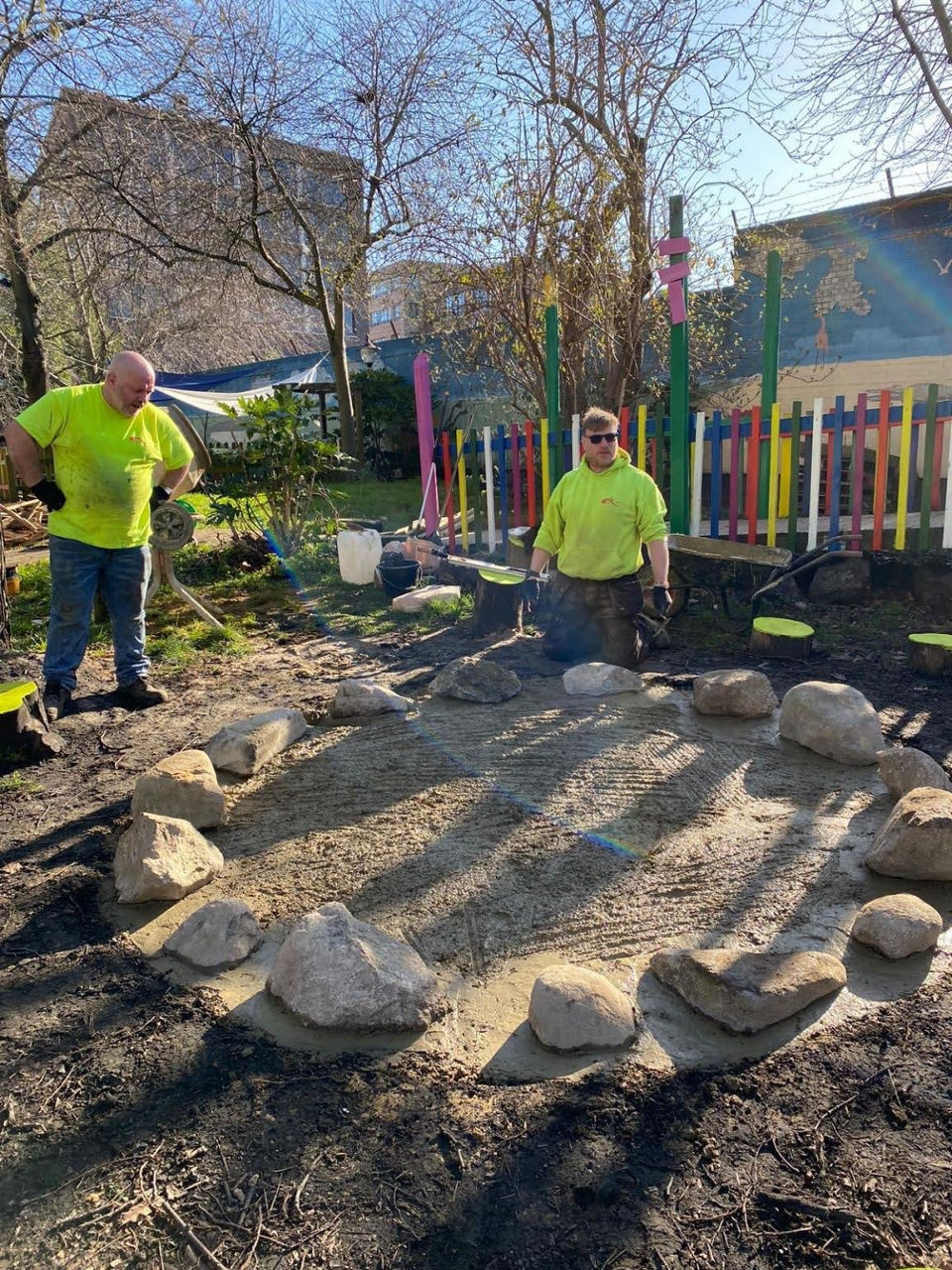 Renovating the play area | Greystar